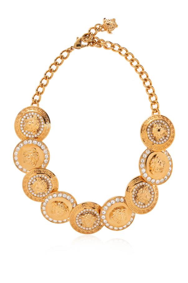 Short necklace with sparkling crystals od Versace