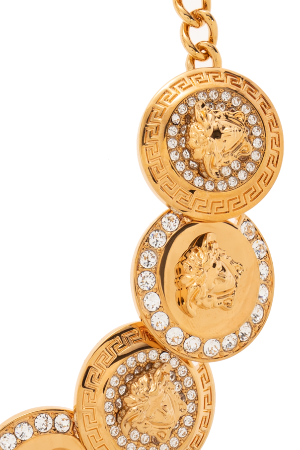 Versace Short necklace with shimmering crystals