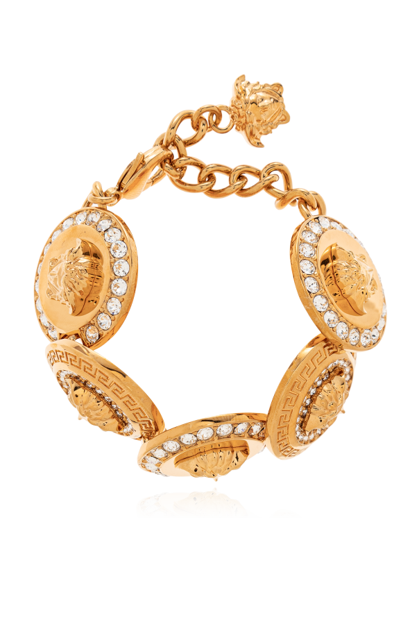 Bracelet with shimmering crystals od Versace