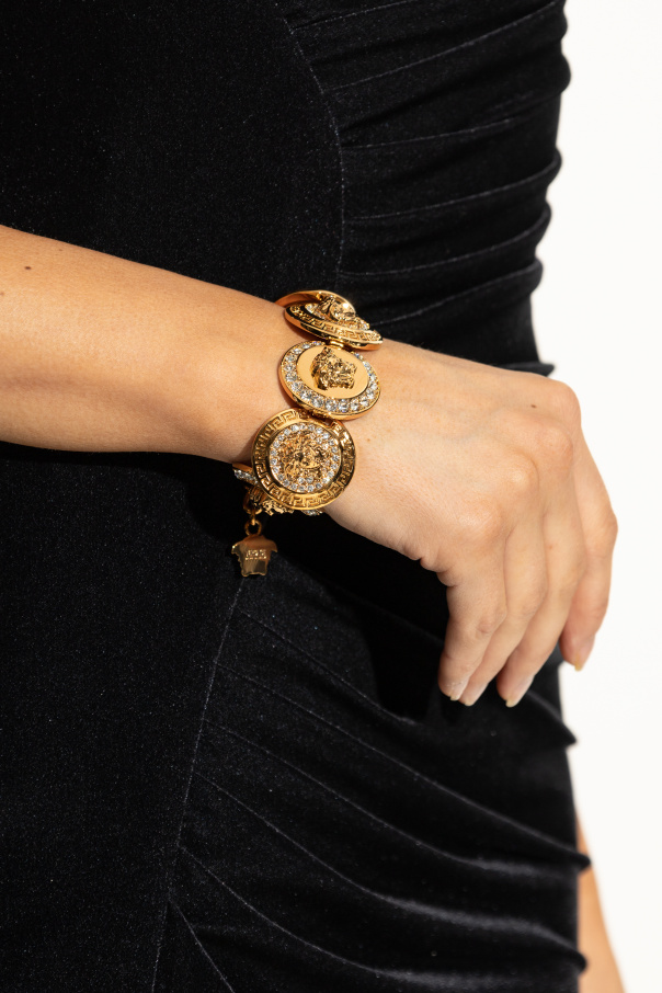 Versace Pulsera con cristales brillantes