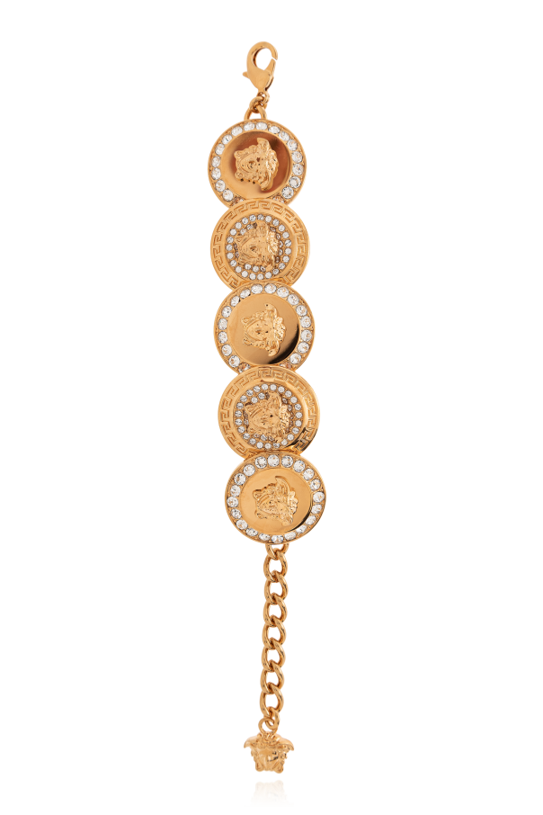 Versace Pulsera con cristales brillantes
