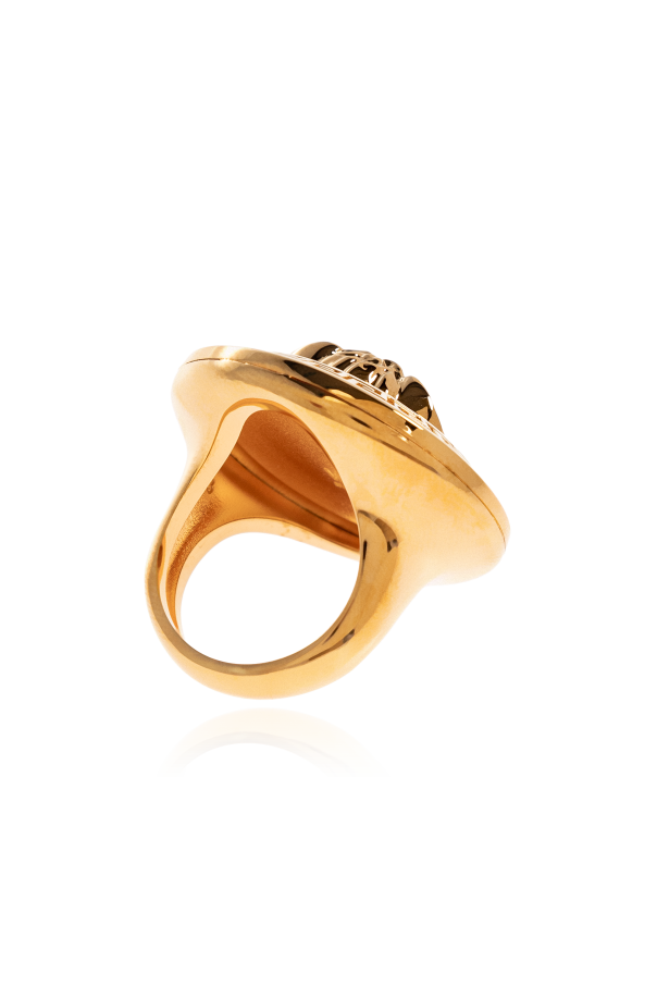 Versace Anillo con cristales brillantes
