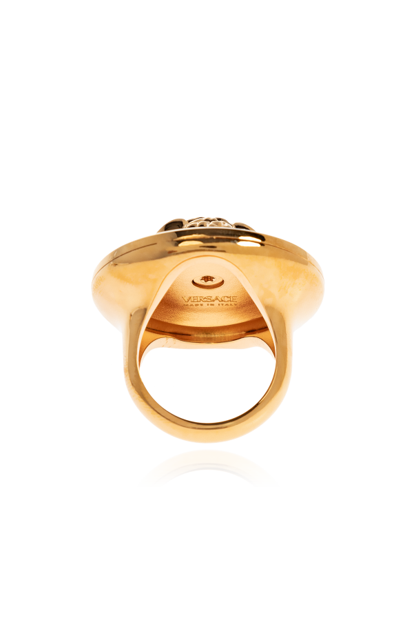 Versace Anillo con cristales brillantes
