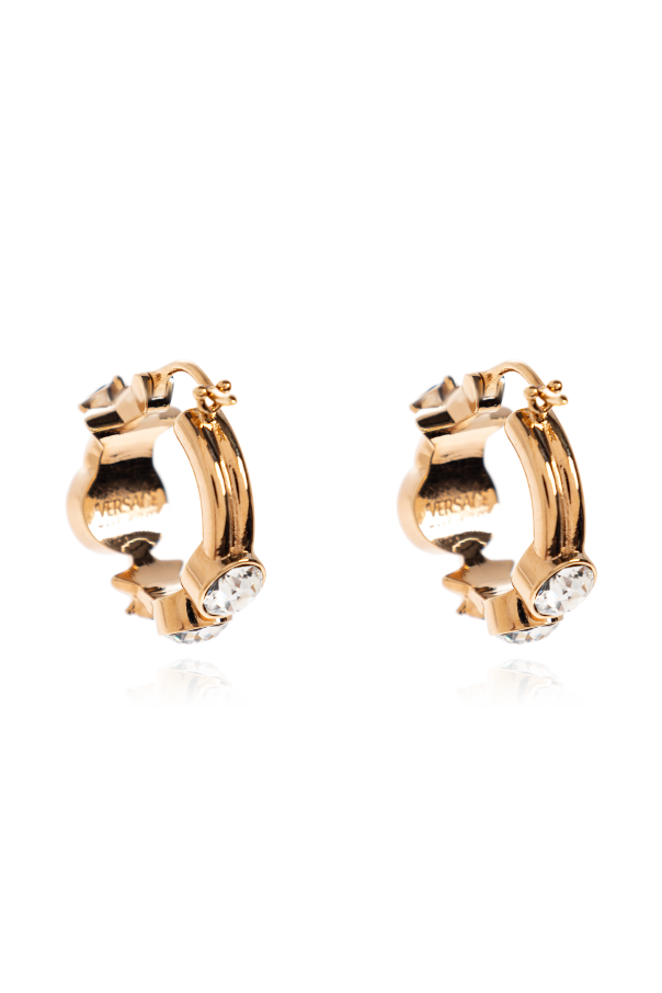 Versace Earrings with shimmering crystals