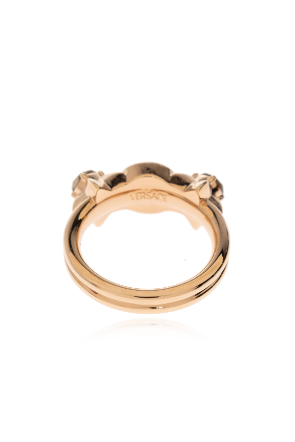 Versace Ring with shimmering crystals