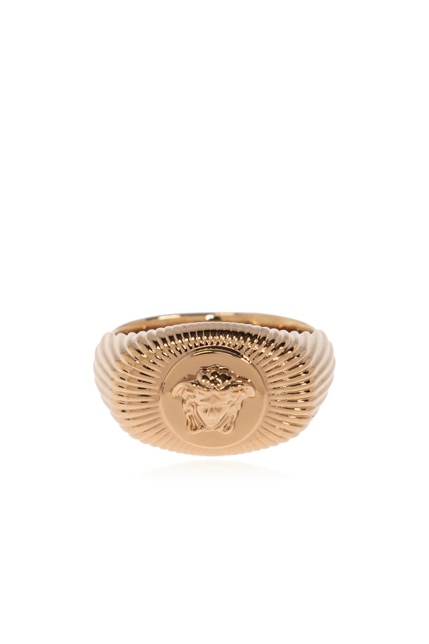 Signet ring with Medusa head od Versace