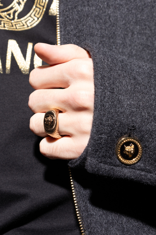 Versace Sygnet z głową Meduzy