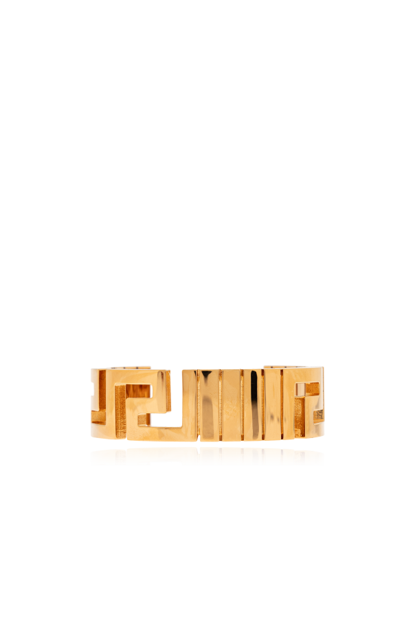 Brass bracelet with Greek pattern od Versace