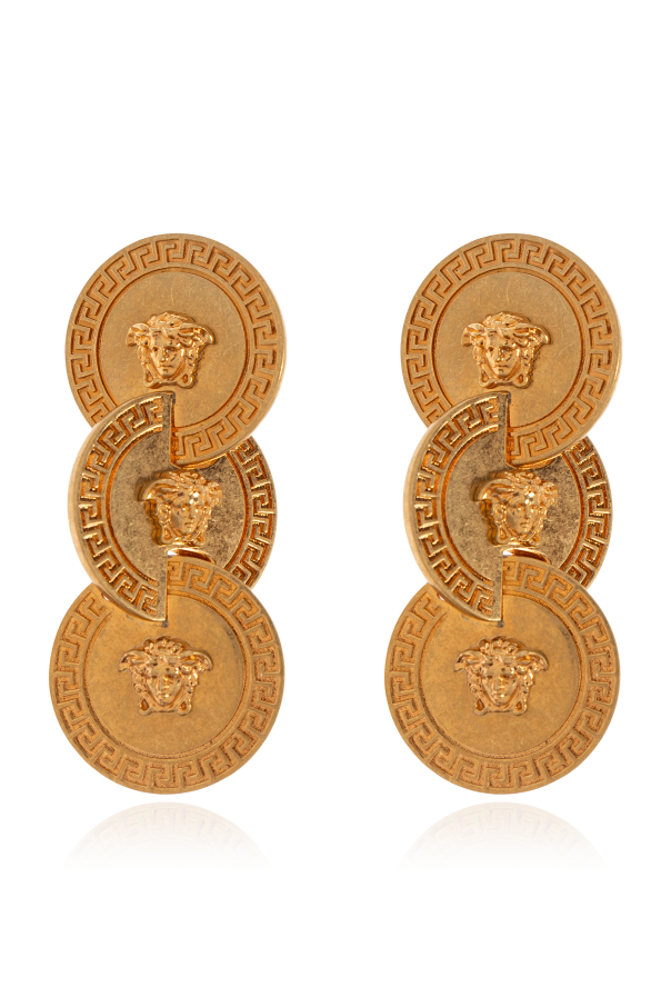 Earrings with Medusa head od Versace