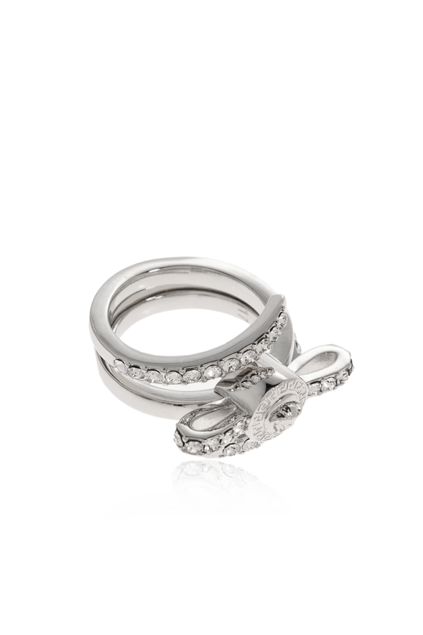 Versace Ring with shimmering crystals