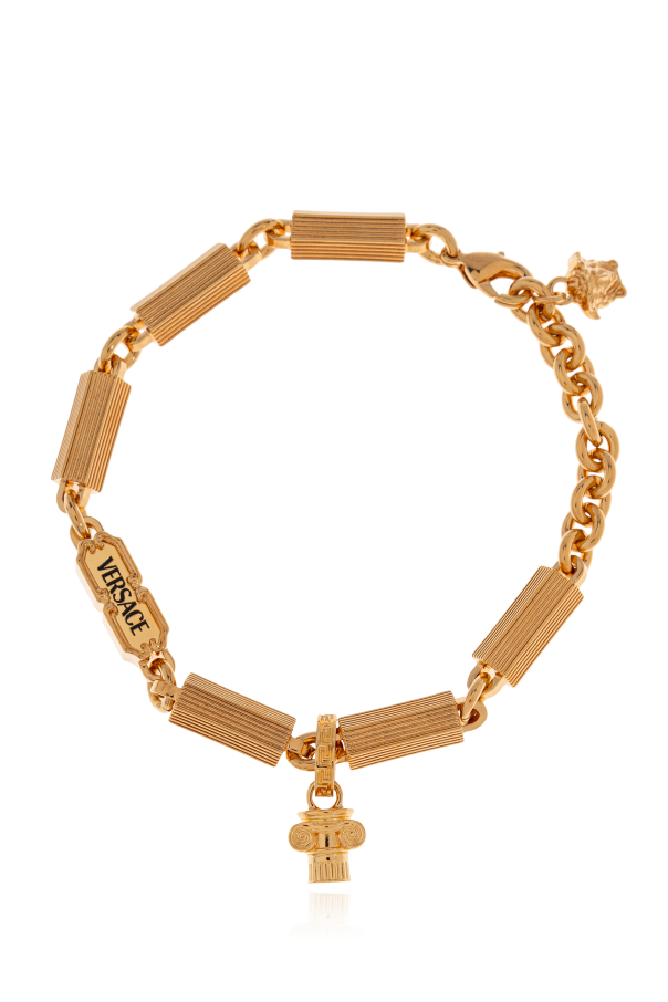 Bracelet with engraved logo od Versace