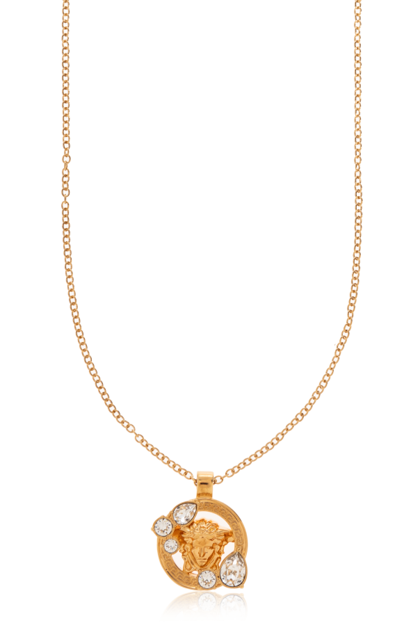 Necklace with a pendant with sparkling crystals od Versace
