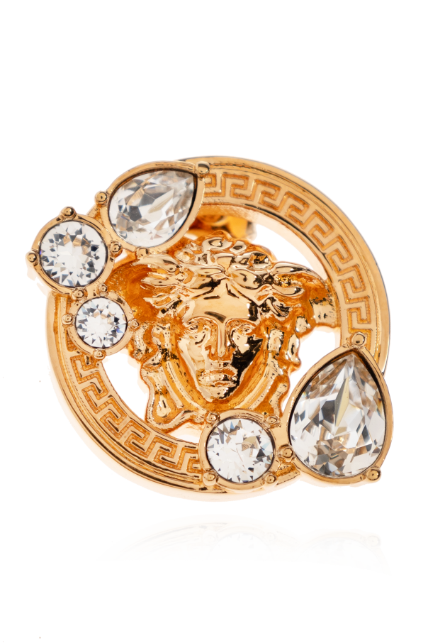 Versace Pendientes con cristales brillantes