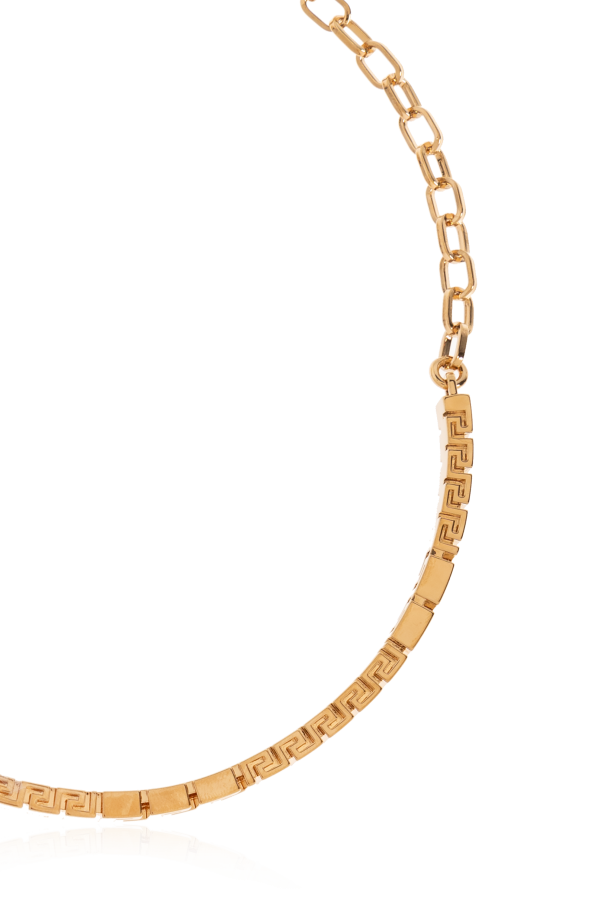 Versace Collar corto con característico diseño griego