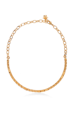 Krótki naszyjnik z charakterystycznym greckim wzorem