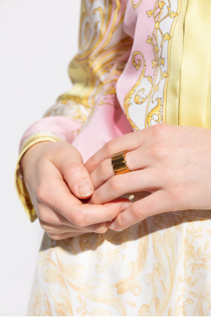 Ring with greek pattern od Versace