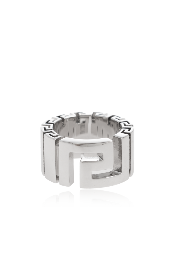 Ring with Greek pattern od Versace