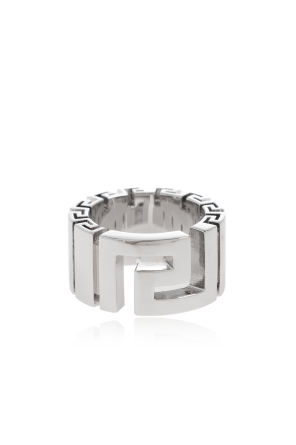 Ring with greek pattern od Versace