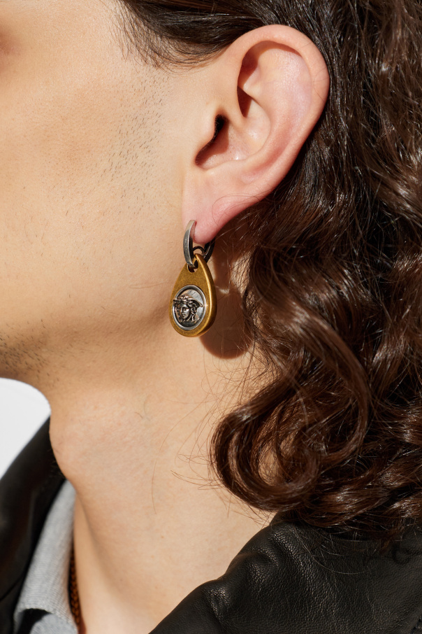 Versace Earrings with Medusa Head