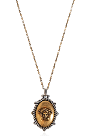 Brass necklace with pendant