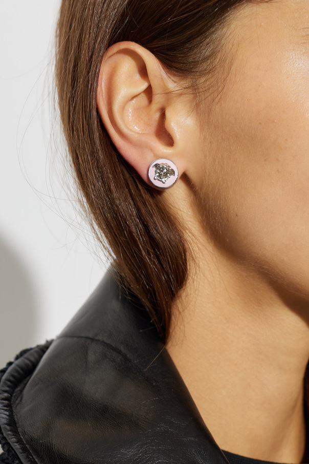 Versace Messing-Ohrringe mit Medusenkopf