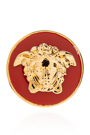 Versace Месингови обеци с глава „Медуза“