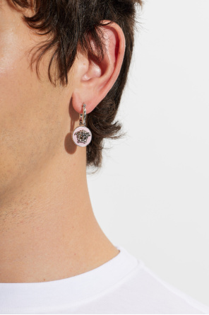 Versace Brass earrings with Medusa head