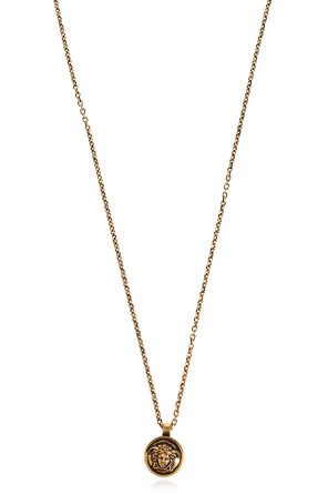 Brass necklace with pendant