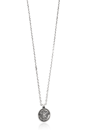 Brass necklace with pendant