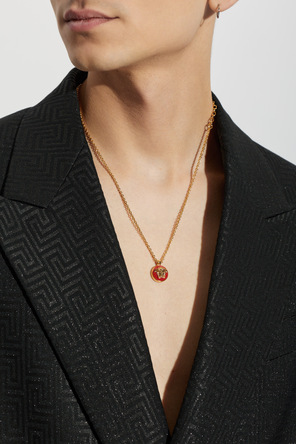 Versace Colar em latão com pendente