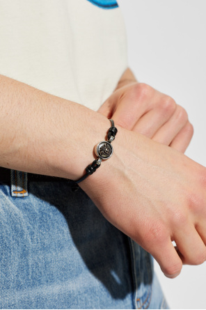 Versace Pulsera de cuero