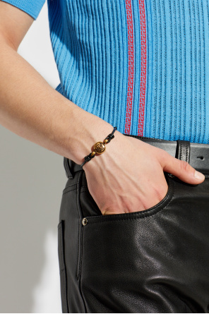 Versace Pulsera de cuero