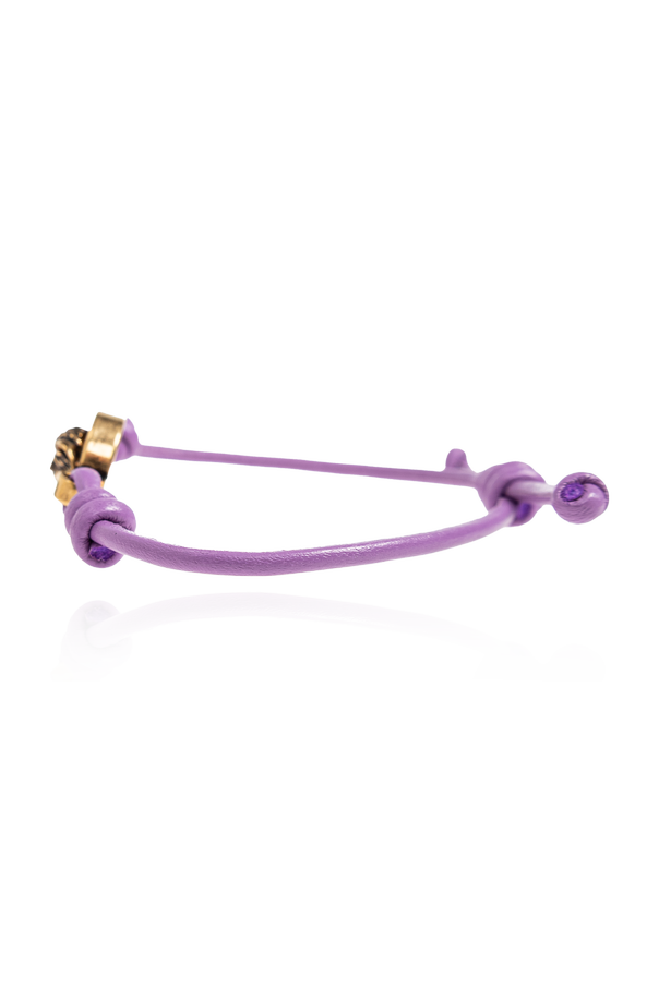 Versace Purple Leather Studded Bracelet Watch Strap s-l1200.jpg main image 2