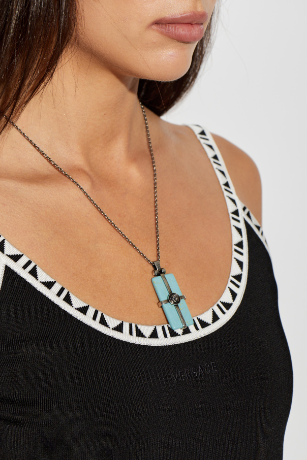 Versace Necklace with stone