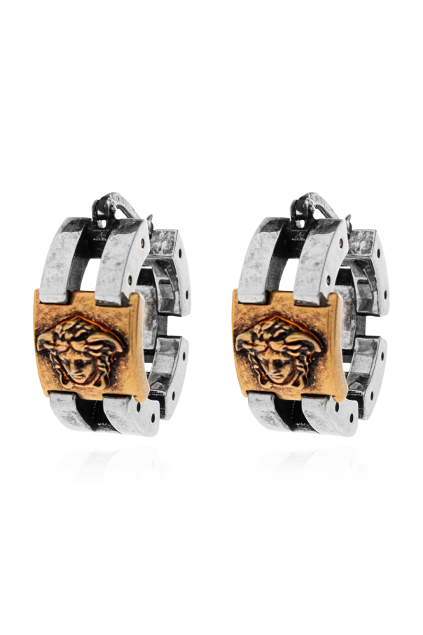 Earrings with Medusa head od Versace