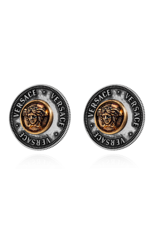 Earrings with Medusa head od Versace