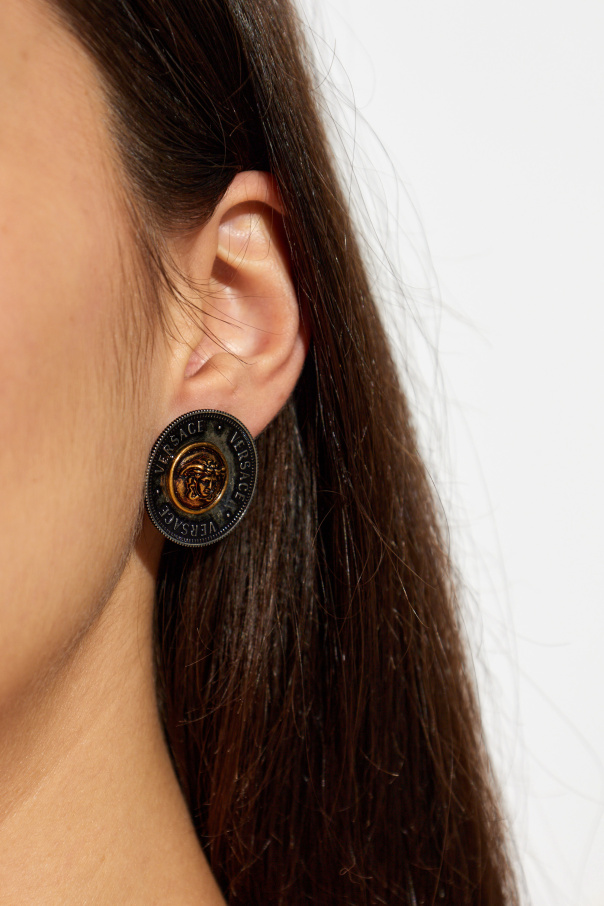 Versace Earrings with Medusa head