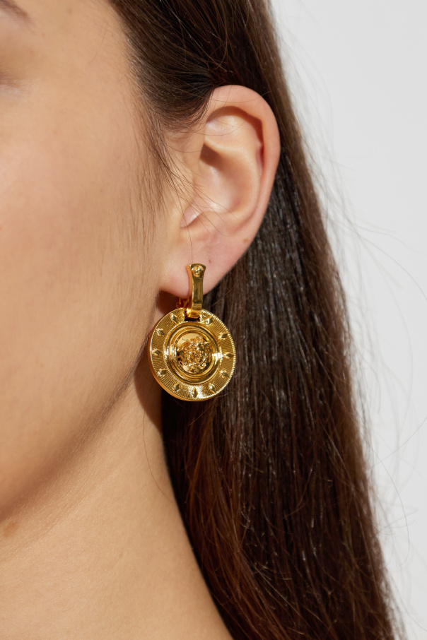Versace Earrings with Medusa Head