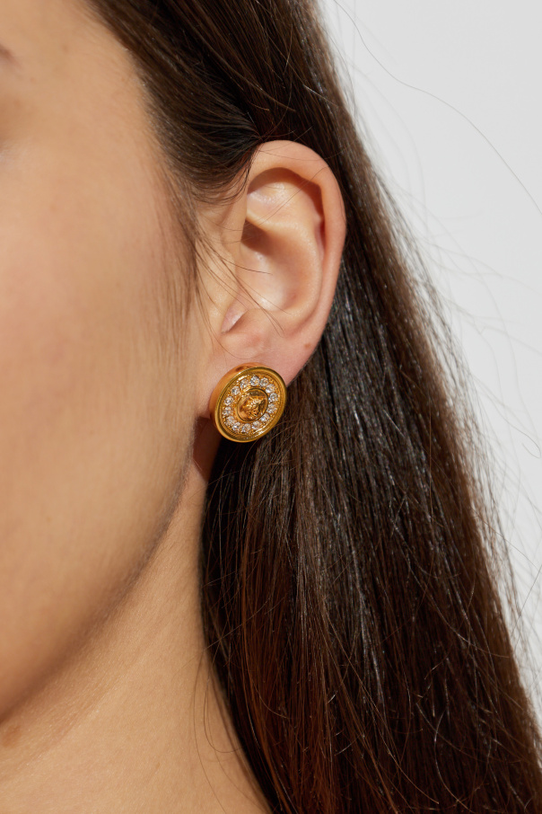 Versace Earrings with shimmering crystals