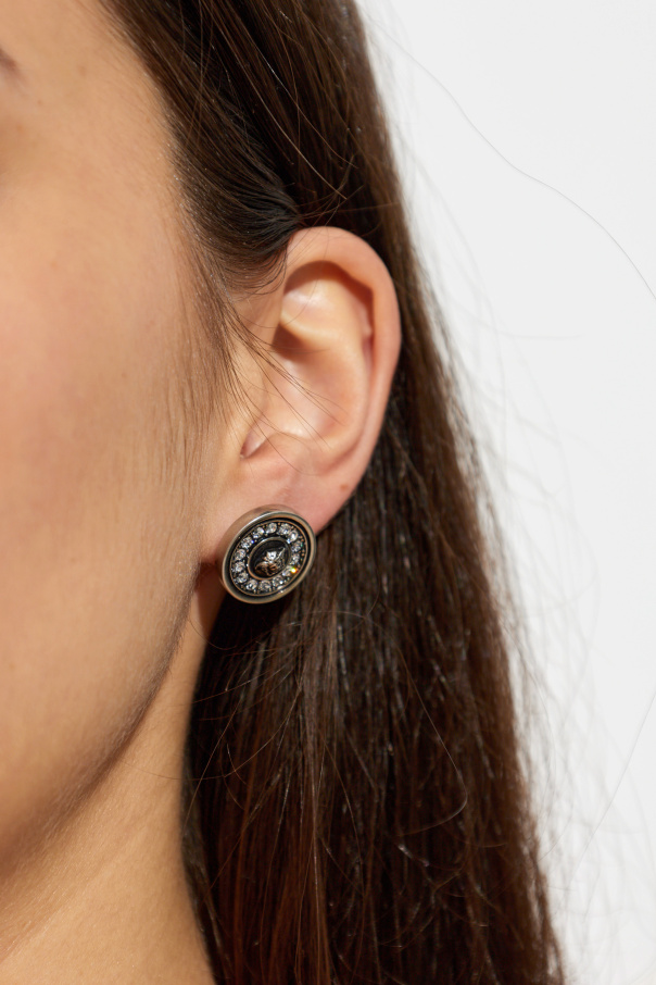 Versace Pendientes con cristales brillantes