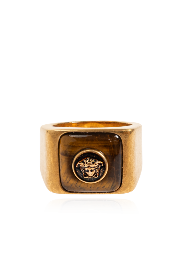 Signet ring with Medusa head od Versace