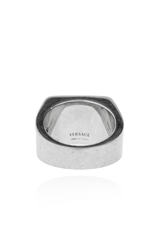 Versace Signet ring with a stone