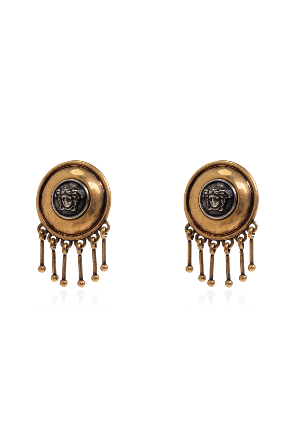 Clip-on earrings with Medusa head od Versace