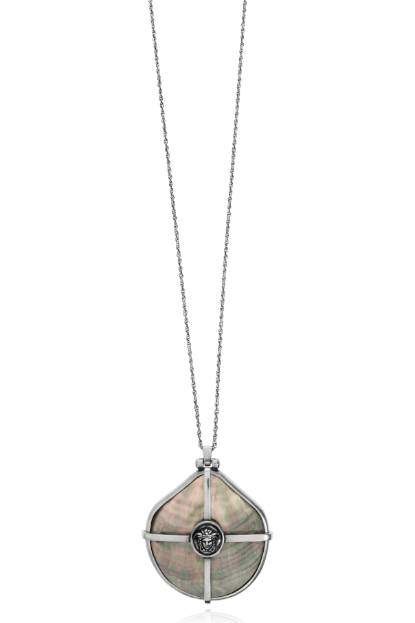 Necklace with mother-of-pearl pendant od Versace