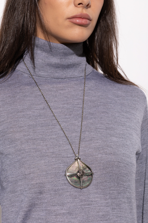 Versace Necklace with mother-of-pearl pendant