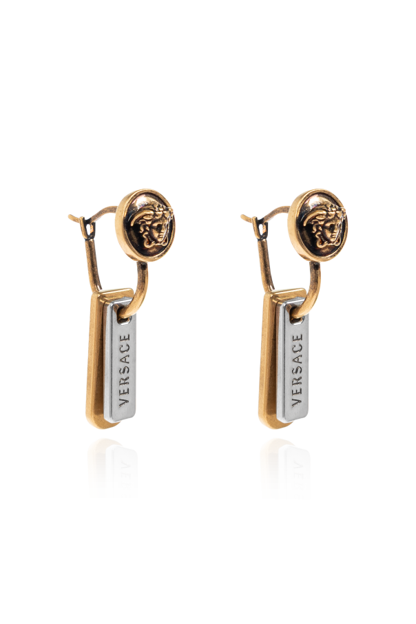 Earrings with Medusa head od Versace