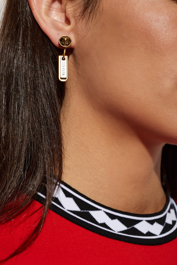 Versace Pendientes con cabeza de Medusa