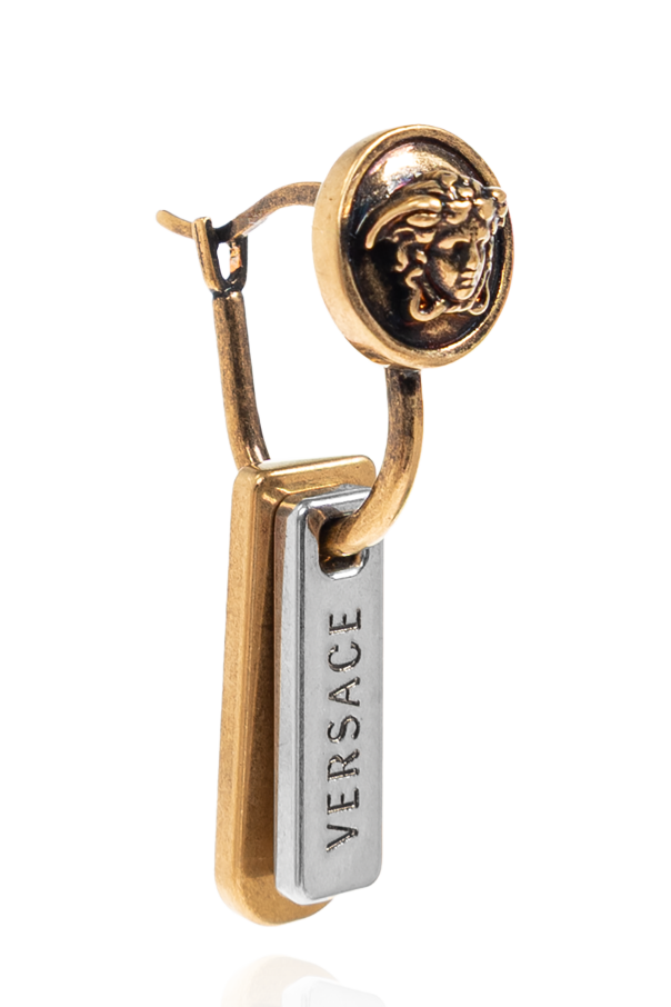 Versace Pendientes con cabeza de Medusa