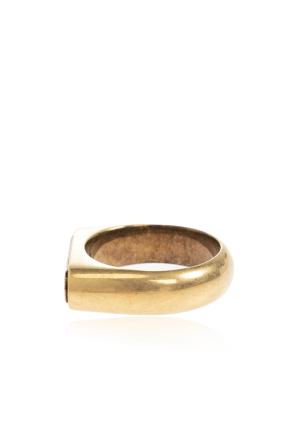 Versace Signet ring with engraved logo