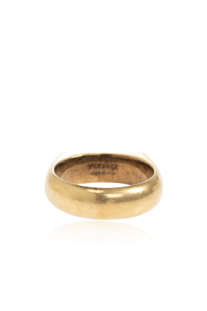 Versace Signet ring with engraved logo